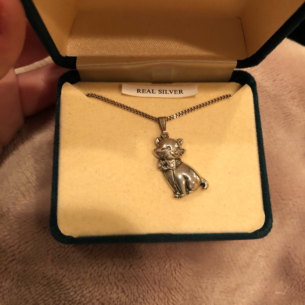 Silver Cat necklace